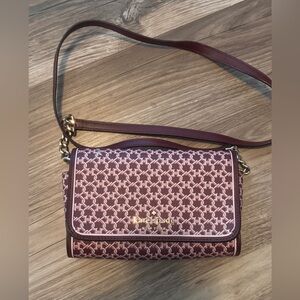 Kate Spade Link Small Flap Pink Crossbody Bag Purse